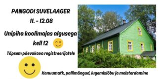 Suvelaager Unipiha koolis 11. – 12. augustil.