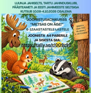 Unipiha kool osaleb joonistuskonkursil „Metsas on äge!“